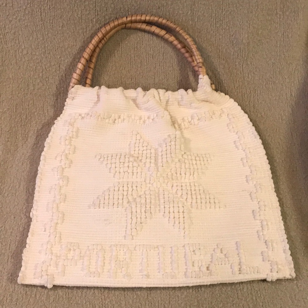 Women’s Vintage Handcrafted Woven Portugal Tote Hand Bag